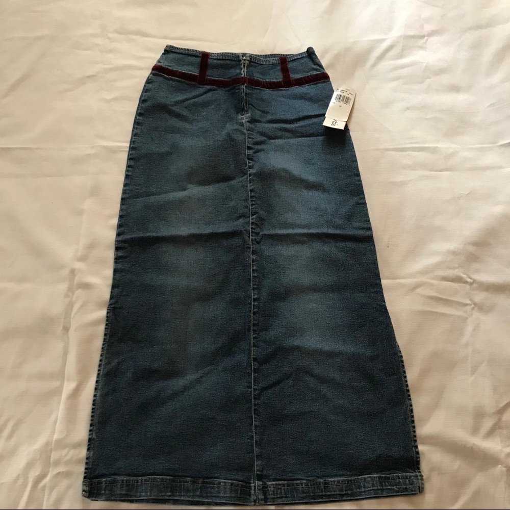 NWT Jean Skirt